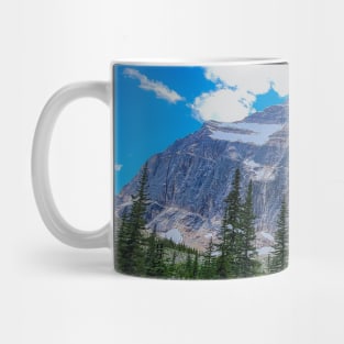 Jasper National Park Mountain Snowy Peak Photo V1 Mug